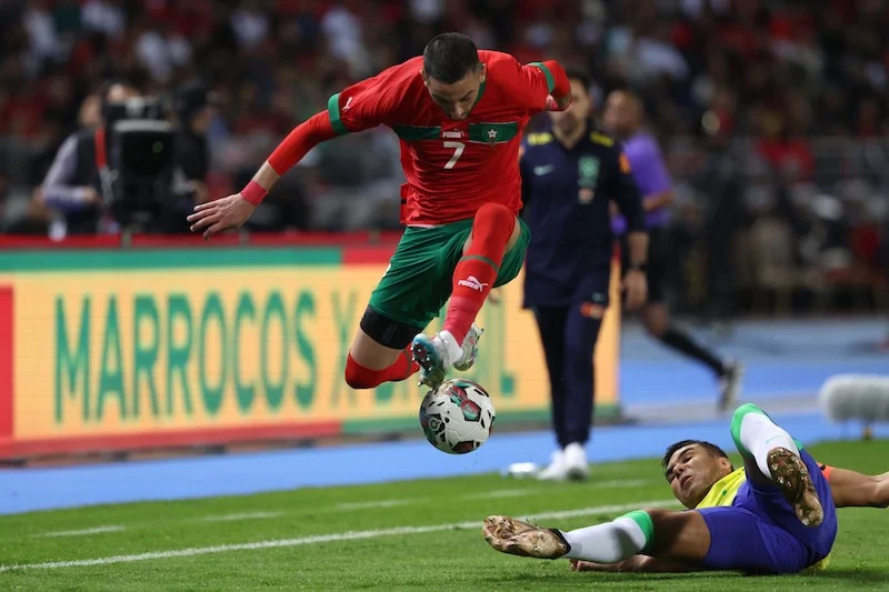 المنتخب المغربي يحقق فوزا تاريخيا على نظيره البرازيلي
