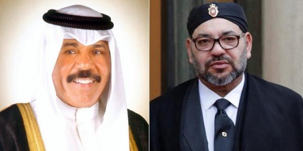 الملك يهنئ أمير الكويت بمناسبة العيد الوطني لبلاده