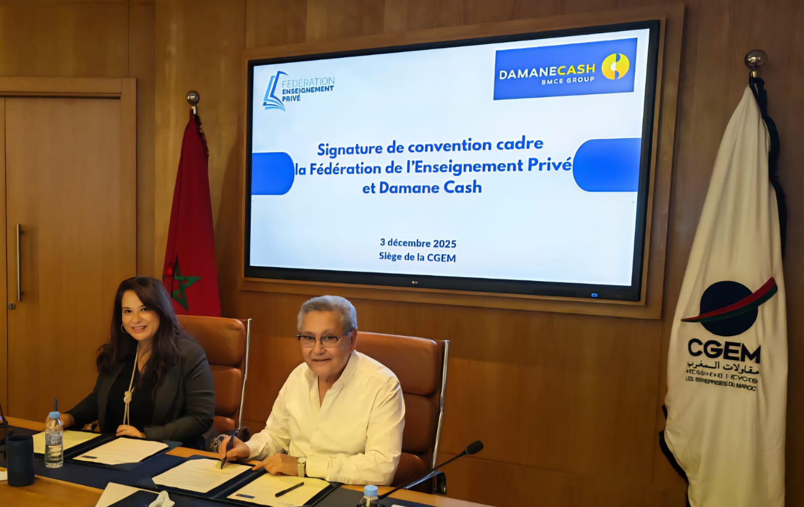 "ضمان كاش" تعزز رقمنة أداءات التعليم الخاص بشراكة جديدة مع فيدرالية التعليم الخصوصي