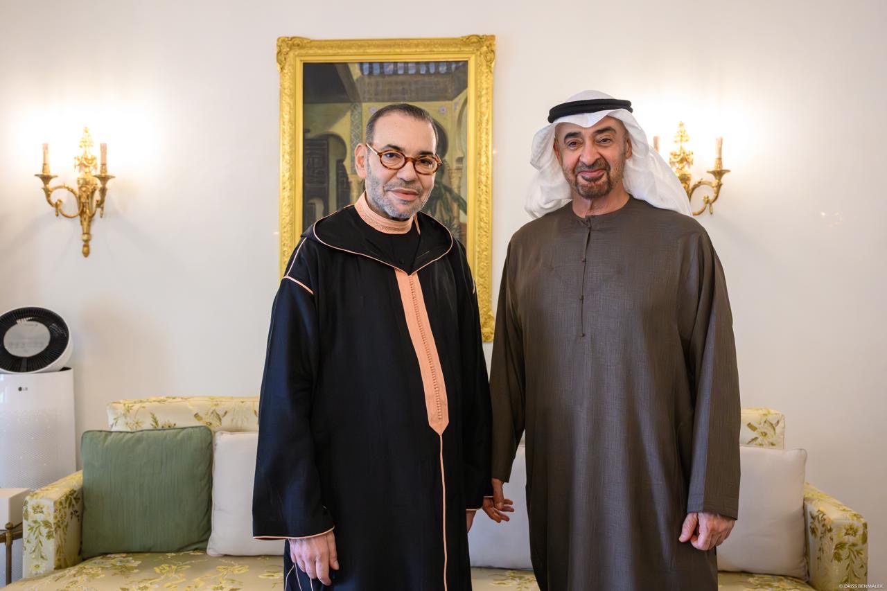 الرئيس الإماراتي محمد بن زايد يستقبل الملك محمد السادس خلال زيارة خاصة للمغرب