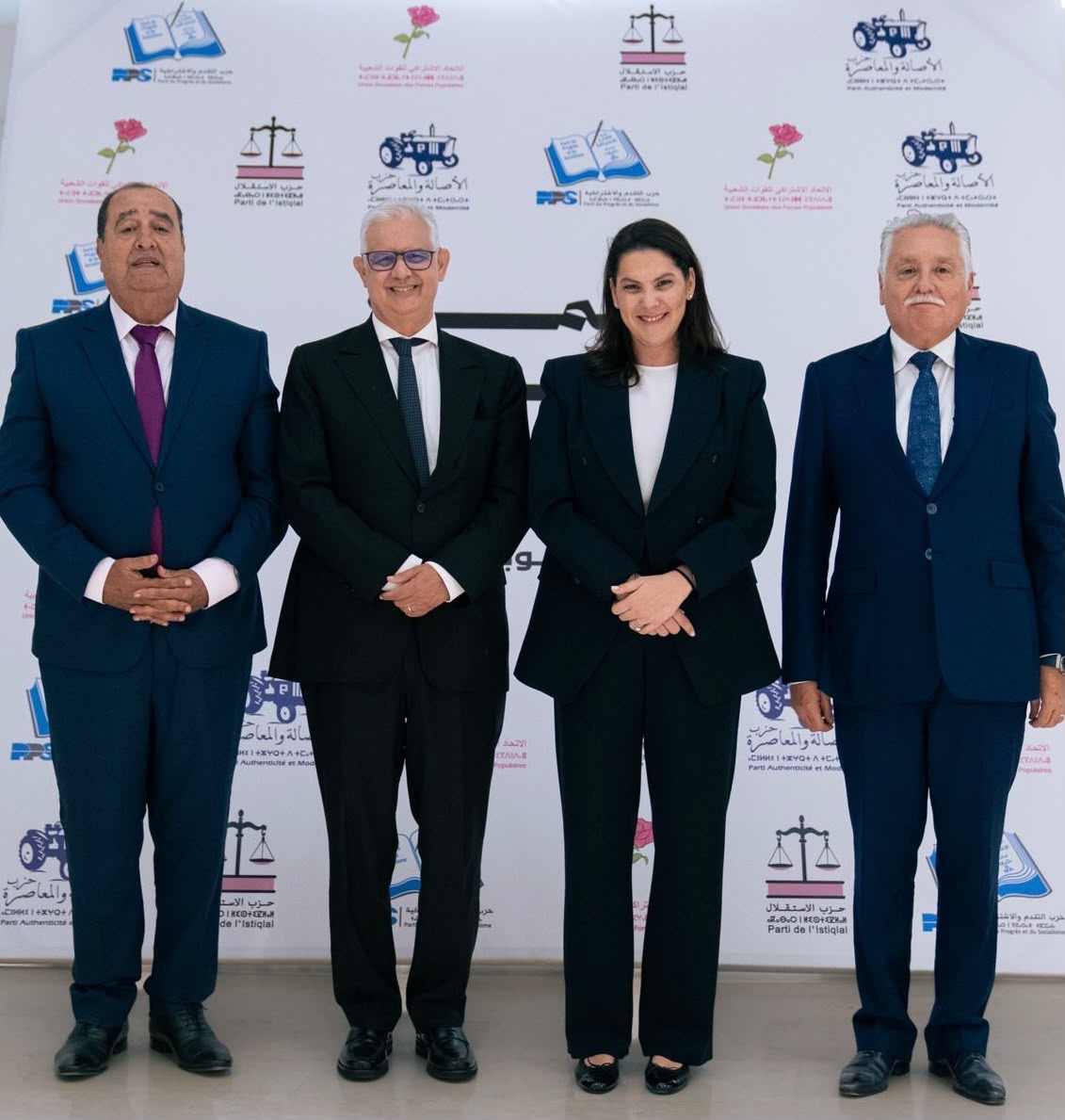 الأصالة والمعاصرة  والاستقلال والاتحاد الاشتراكي والتقدم والاشتراكية يشكلون الأغلبية الحكومية