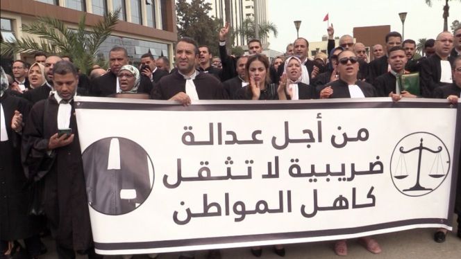 محامو الدار البيضاء يجتمعون بالضرائب