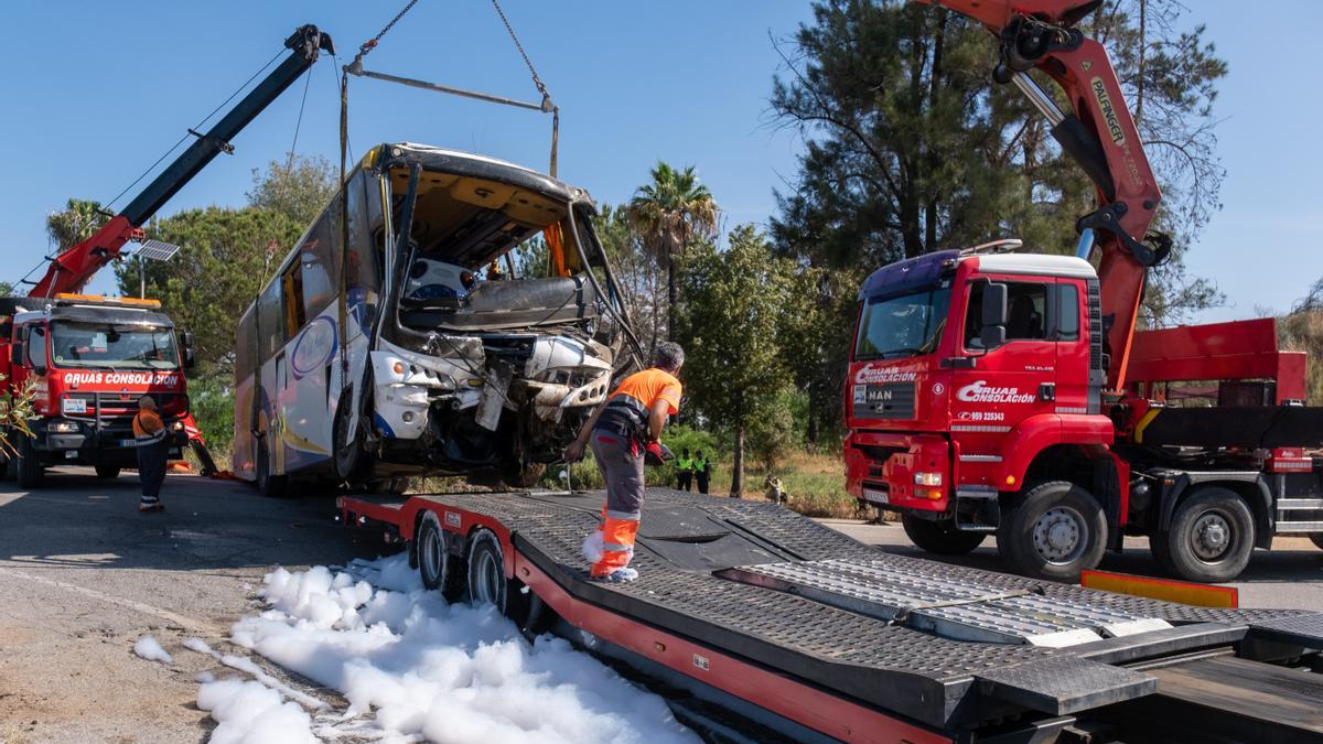 حادث انقلاب حافلة عاملات مغربيات بإسبانيا.. "أنابيك" تدخل على الخط