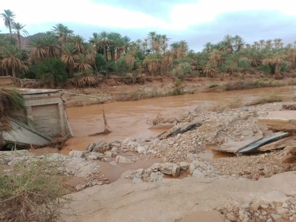 حصيلة محينة: تسجيل 18 حالة وفاة 4 مفقودين  جراء فيضانات الجنوب الشرقي