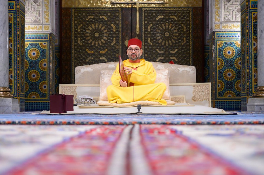 أمير المؤمنين يترأس حفل إحياء ليلة القدر بمسجد الحسن الثاني في البيضاء