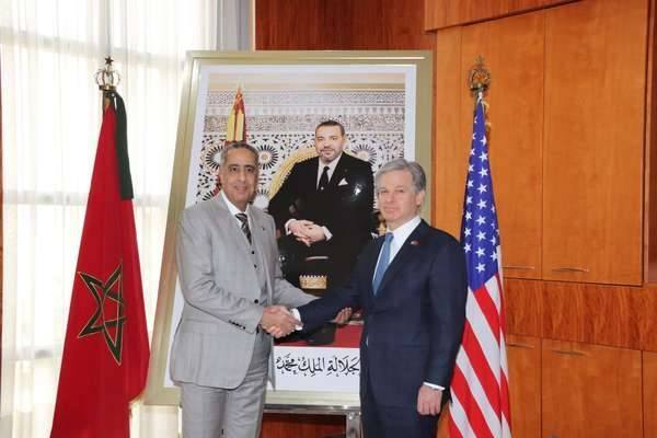 الحموشي يستقبل مدير "FBI" الأمريكي