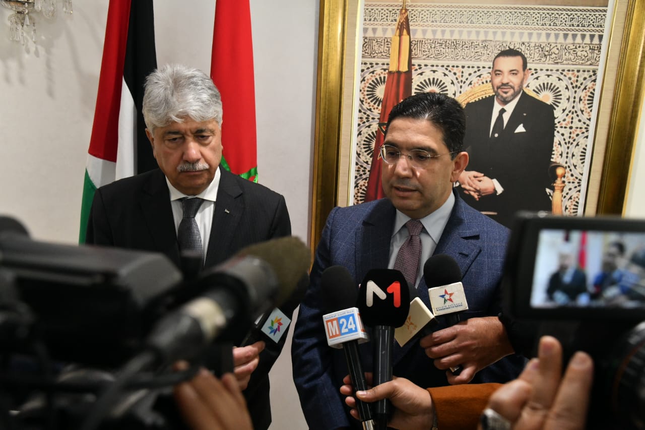 بوريطة يؤكد مواقف المغرب "الواضحة والثابتة" تجاه القضية الفلسطينية